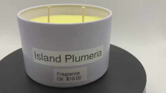 fragrance oil candles in 8oz white tin