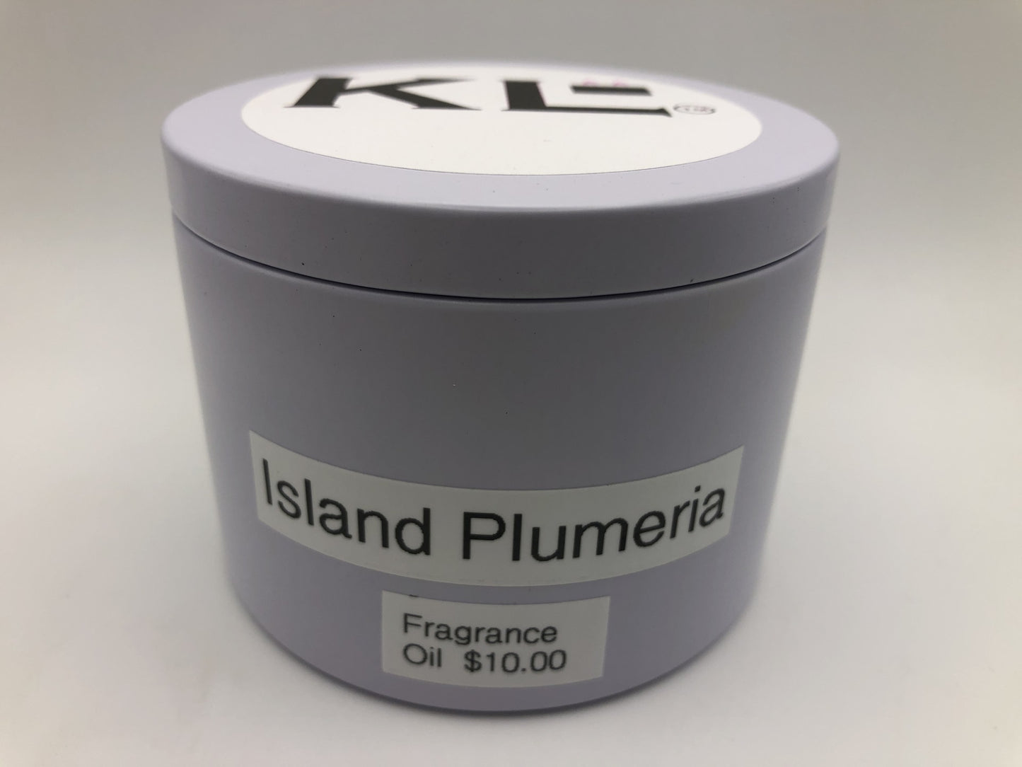 fragrance oil candles in 8oz white tin