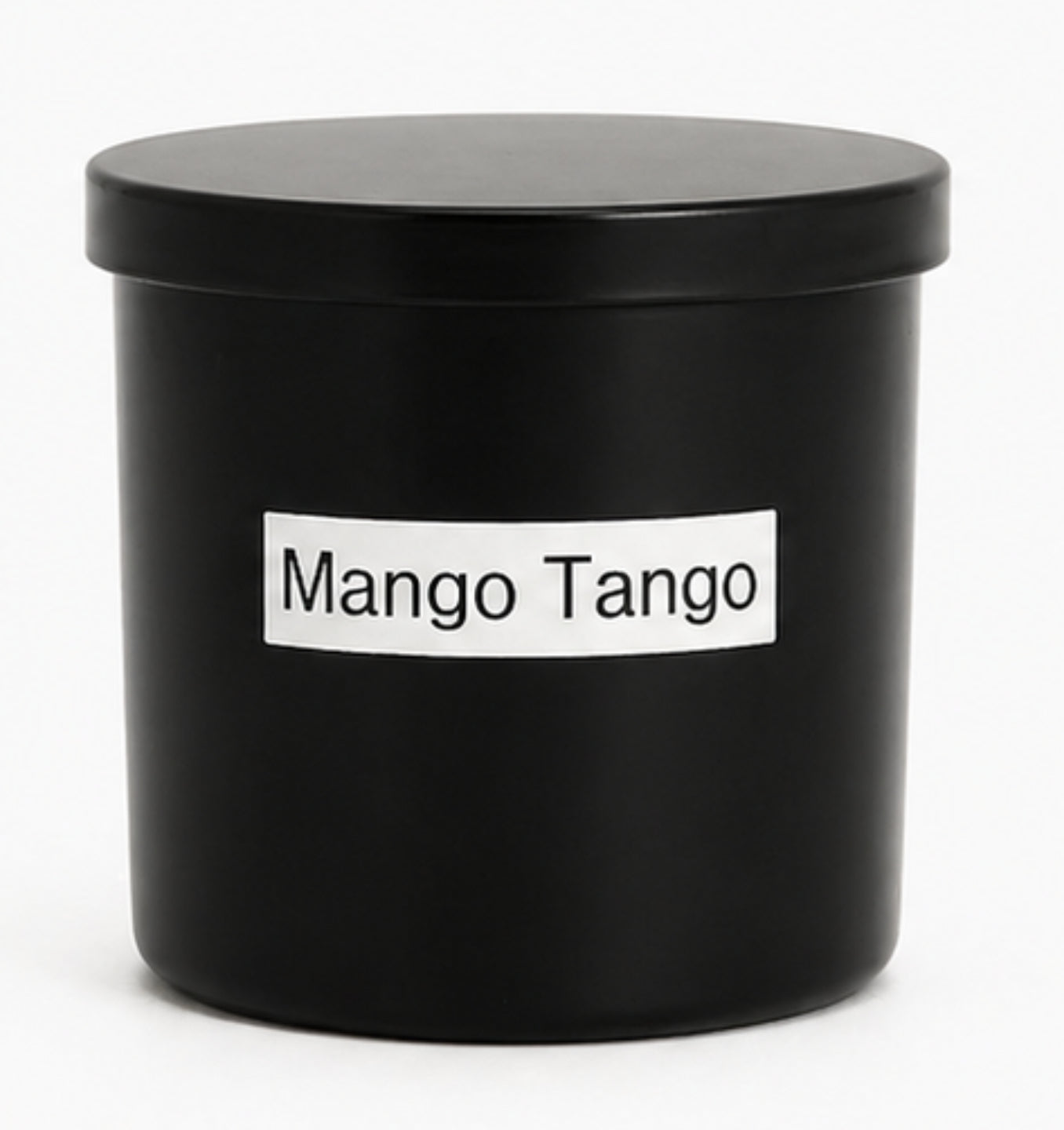 Hand poured soy wax candle with 3 wicks in 16oz black glass