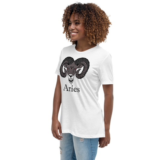 T-shirt (Aries) - Custom Designed Astrology Graphics - Perfect Gift For That Special Person That Loves Unique Fashion - Free Shipping !!!!!