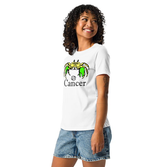 T-shirt (Cancer) - Custom Designed Astrology Graphics - Perfect Gift For That Special Person That Loves Unique Fashion - Free Shipping !!!!!