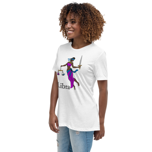 T-shirt (Libra) - Custom Designed Astrology Graphics - Perfect Gift For That Special Person That Loves Unique Fashion - Free Shipping !!!!!