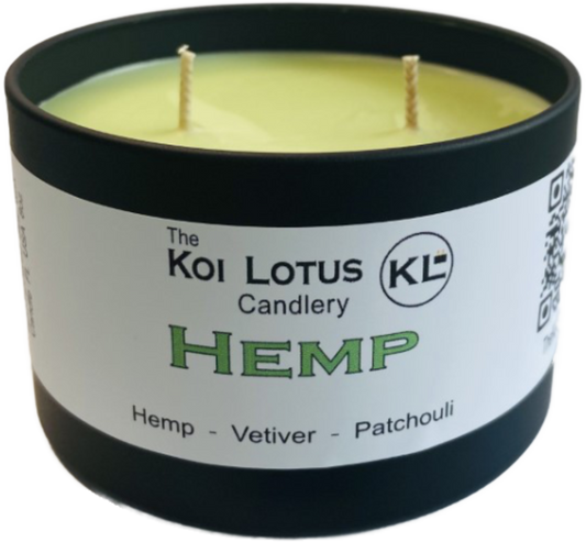 Fragrance oil Candles (Hemp) 8oz tin