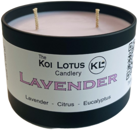 Fragrance oil Candles (Lavender) 8oz tin