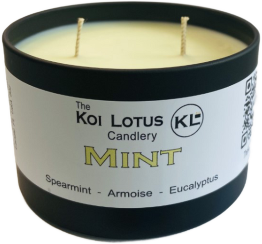 Fragrance oil Candles (Mint) 8oz tin