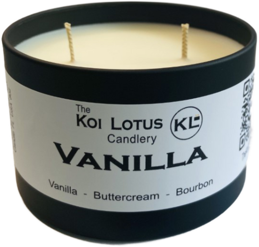 Fragrance oil Candles (Vanilla) 8oz tin